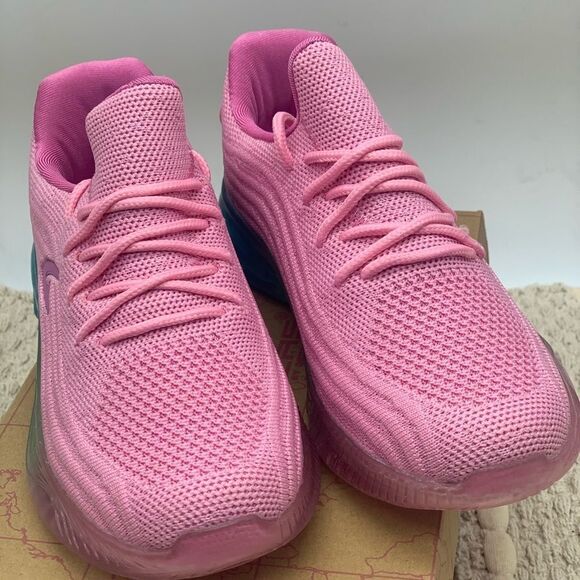 Girls clear sole sneaker lightweight breathable mesh upper - Picture 4 of 6